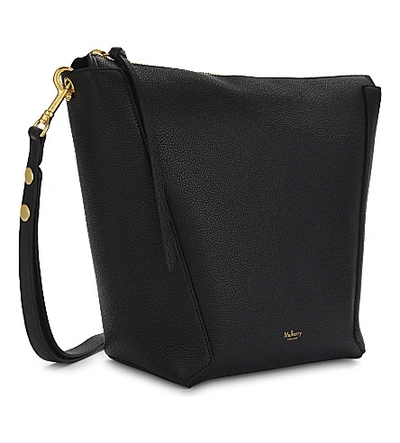 Mulberry Camden Leather Hobo Bag In Black