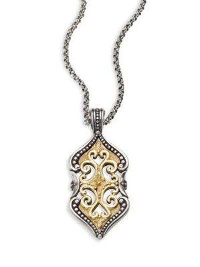 Shop Konstantino Hebe 18k Yellow Gold & Sterling Silver Pendant In Silver-gold