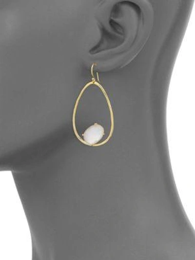 Shop Ippolita Rock Candy® Mother-of-pearl Doublet & 18k Yellow Gold Oval Earrings