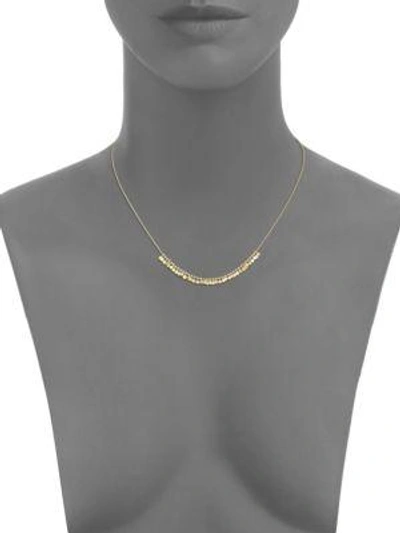 Shop Sia Taylor Women's Dots 18k Yellow Gold Necklace
