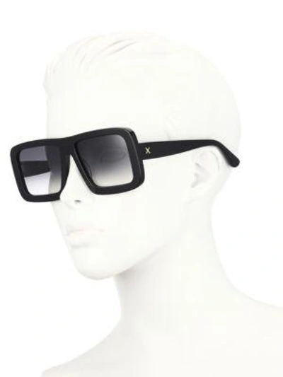 Shop Dax Gabler Oversized Rectangular Sunglasses In Black