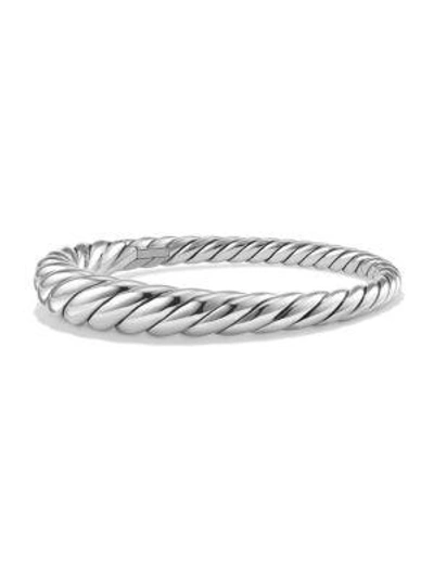 Shop David Yurman Women's Pure Form Cable Bracelet/9.5mm In Silver
