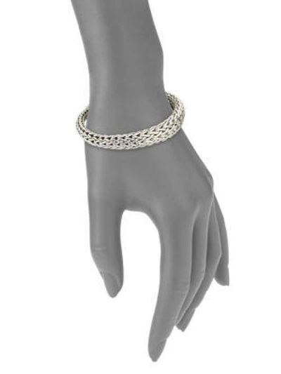 Shop John Hardy Classic Chain Silver Graduated Bracelet