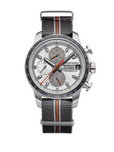 Shop Chopard Grand Prix De Monaco Historique 2016 Race Edition Titanium & Stainless Steel Chronograph Watch In Grey