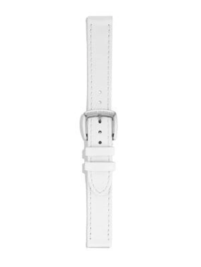 Shop David Yurman Albion Leather Watch Strap In White