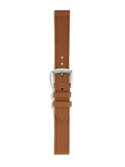 Shop David Yurman Albion Leather Watch Strap In Saddle