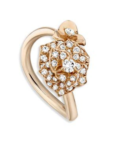 Shop Piaget Rose Diamond & 18k Rose Gold Ring