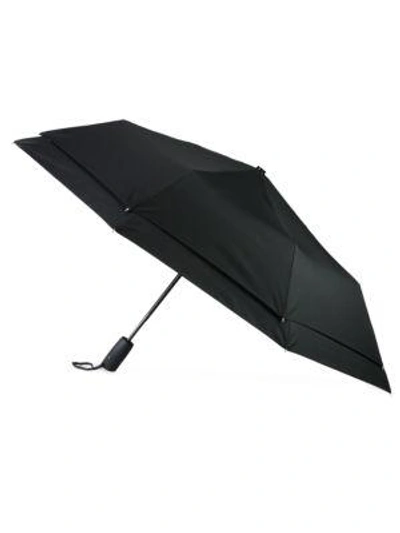 Shop Saks Fifth Avenue Windefyer Logo Umbrella In Black