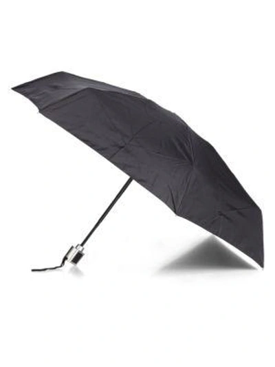 Shop Saks Fifth Avenue Fold-flat Umbrella In Black