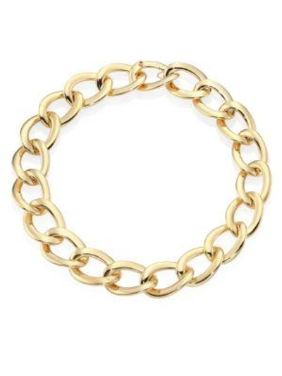 Shop Roberto Coin 18k Yellow Gold Chain Link Necklace
