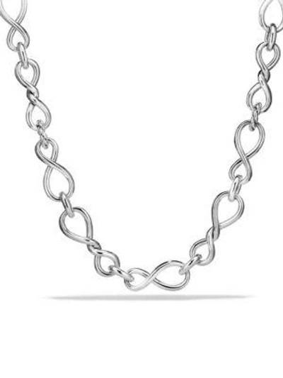 Shop David Yurman Women's Continuance Large Chain Necklace In Silver