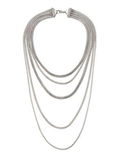 Shop John Hardy Women's Classic Chain Sterling Silver Multi-strand Necklace