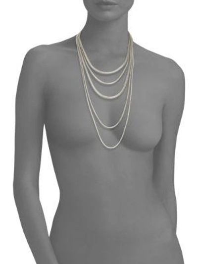 Shop John Hardy Women's Classic Chain Sterling Silver Multi-strand Necklace