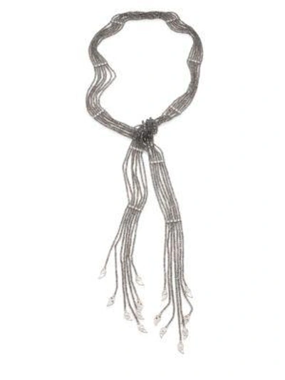 Shop Coomi Silver Vitality Diamond, Labradorite & Sterling Silver Necklace