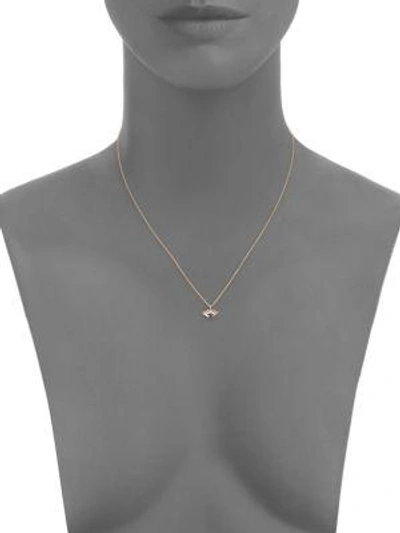 Shop Kismet By Milka Protect Me Evil Eye Blue Sapphire & 14k Rose Gold Pendant Necklace