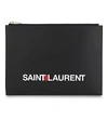 SAINT LAURENT Logo print e-tablet holder