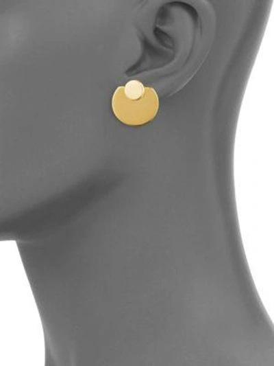 Shop Vita Fede Moneta Stud Earring & Ear Jacket Set/goldtone