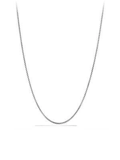Shop David Yurman Women's Chain Necklace/1.7mm In Silver