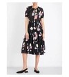 ULLA JOHNSON Carmen floral-print silk-chiffon midi dress