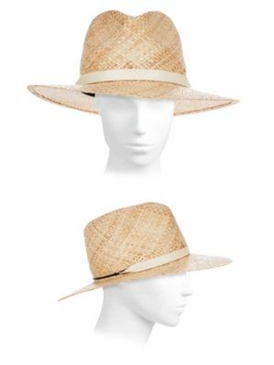Shop Rag & Bone Wide-brim Raffia Hat In Natural