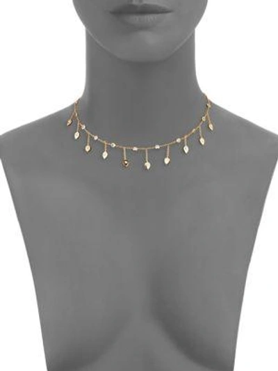 Shop Jules Smith Rory Crystal & 14k Goldplated Dangle Necklace