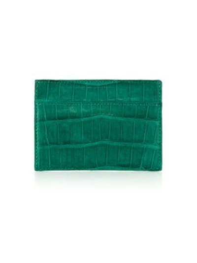 Shop Santiago Gonzalez Card Case In Emerald