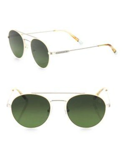 Shop Etnia Barcelona Vintage Born Sun 50mm Round Sunglasses In Silver