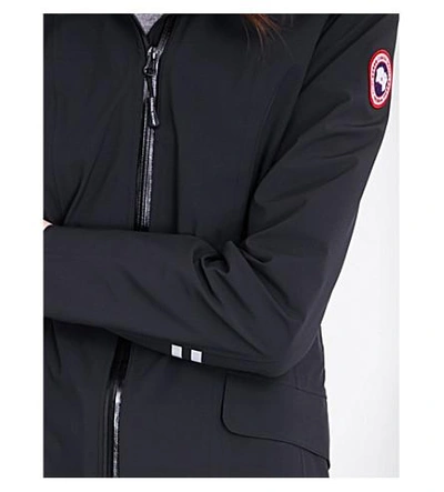 Shop Canada Goose Coastal Waterproof Shell Jacket In Black