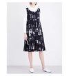 COMME DES GARÇONS Bleached-print woven dress