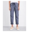 JAMES PERSE Relaxed-fit cotton and silk-blend pants
