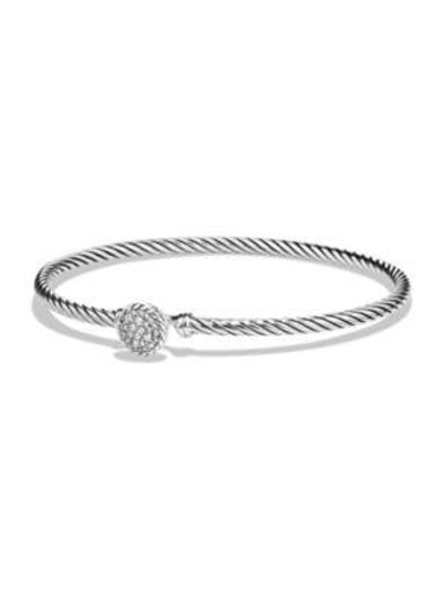 Shop David Yurman Châtelaine® Bracelet With Diamonds In White Diamond