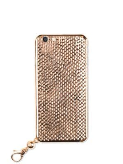 Shop La Mela Cobra Iphone Case In Pink Gold