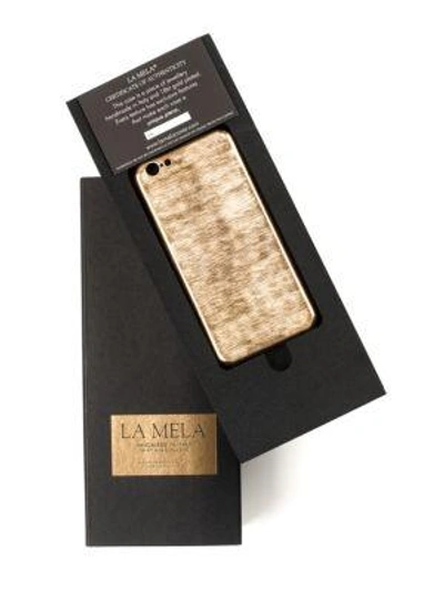 Shop La Mela Rocher Iphone 6 & 6s Case In Gold