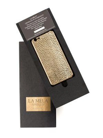 Shop La Mela Cobra Iphone 6 & 6s Case In Yellow Gold