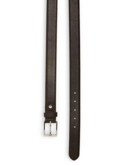 Shop Shinola Bomb Beta Leather Belt In Black