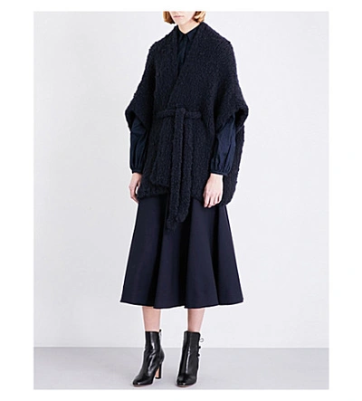 Gabriela Hearst Joseph Knitted Cashmere Cardigan In Navy