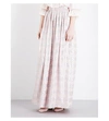 TEMPERLEY LONDON Metallic-jacquard maxi skirt