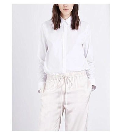 Shop Jil Sander Clotilde Cotton Shirt In White