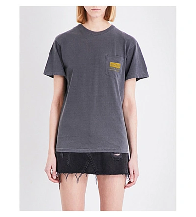Stussy Classic Roots Cotton T-shirt In Black