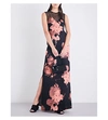 DRIES VAN NOTEN Dorsey floral-print silk-satin maxi dress