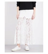 MCQ BY ALEXANDER MCQUEEN Lace panel high-rise skirt
