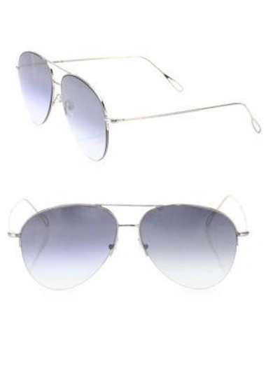 Kyme 62mm Aviator Sunglasses In Silver
