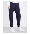 CLU Tapered mid-rise cotton and silk-blend pants