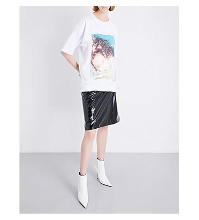 Shop Kenzo Polaroid-print Cotton-jersey T-shirt In White