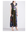 DIANE VON FURSTENBERG Floral-print silk-crepe de chine dress