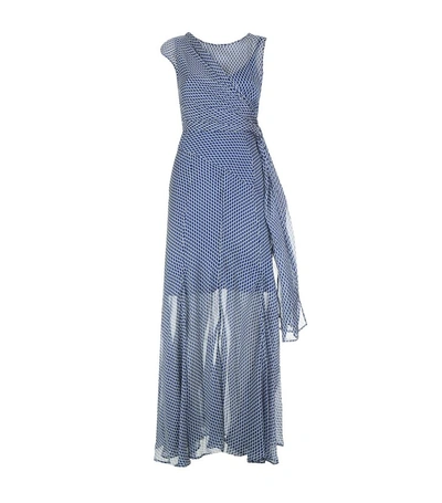 Sportmax Rito Sleeveless Print Dress In Blue