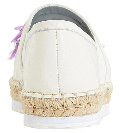 Shop Dune Glorious Sequin Embellished Espadrilles In White