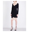 GIVENCHY Contrast slip woven dress