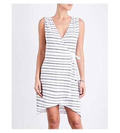 Shop Heidi Klein Nassau Jersey Wrap Dress In Stripe