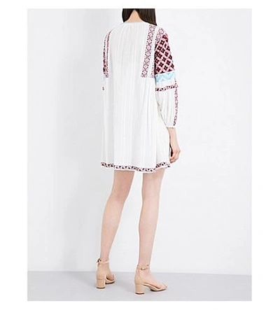 Shop Ulla Johnson Yelena Cotton Dress In Natural